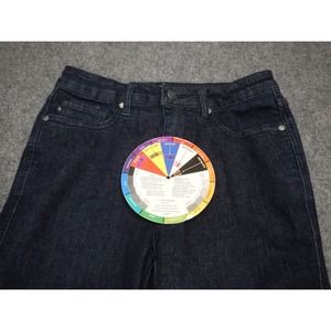 Judy Blue Jeans Women's Size 9/29 Dark Blue Skinny Fit Dark Wash Denim Raw Hem